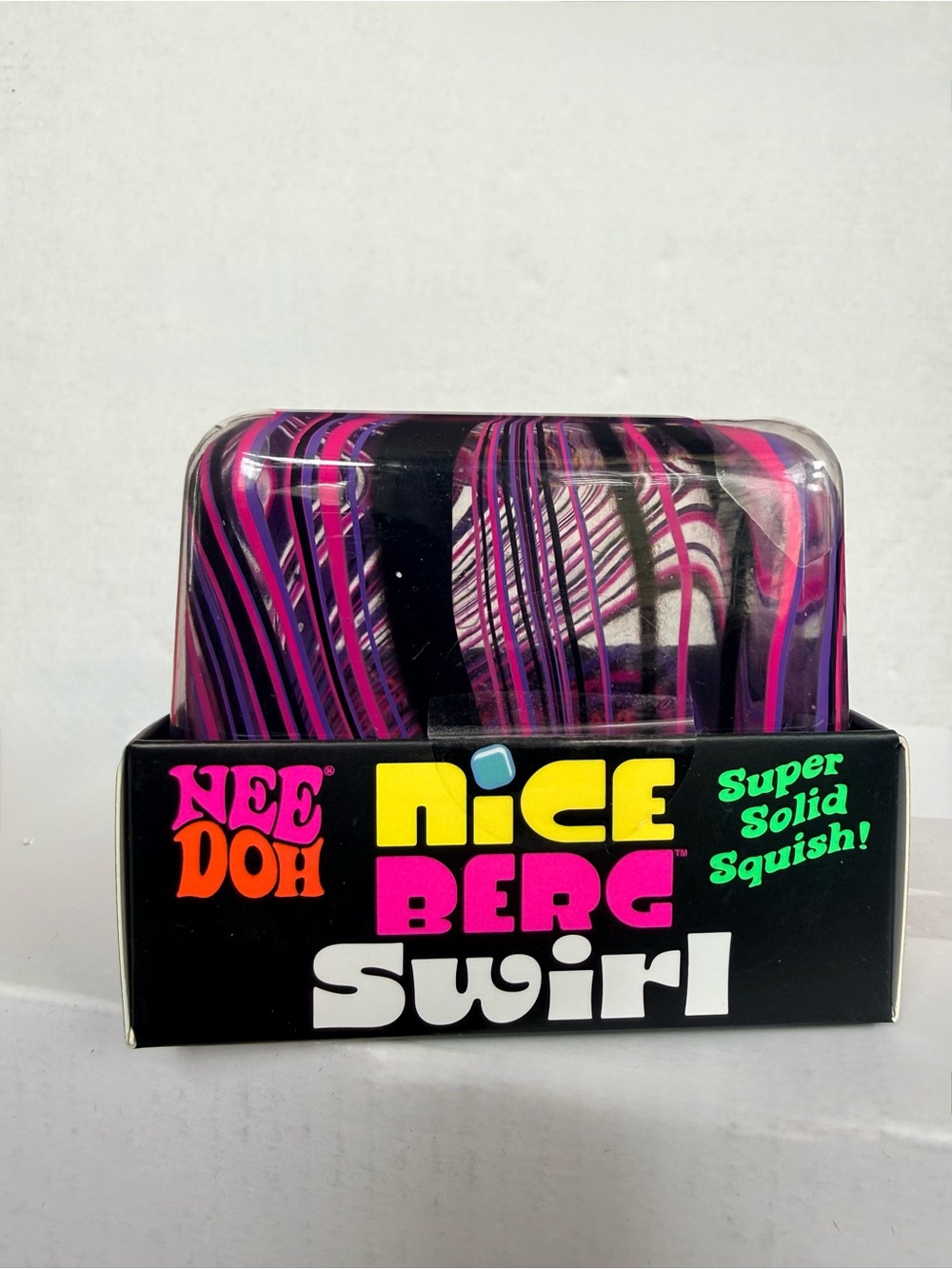 NeeDoh NICE BERG PINK & PURPLE SWIRL - AUTHENTIC & HARD TO FIND! RARE Schylling